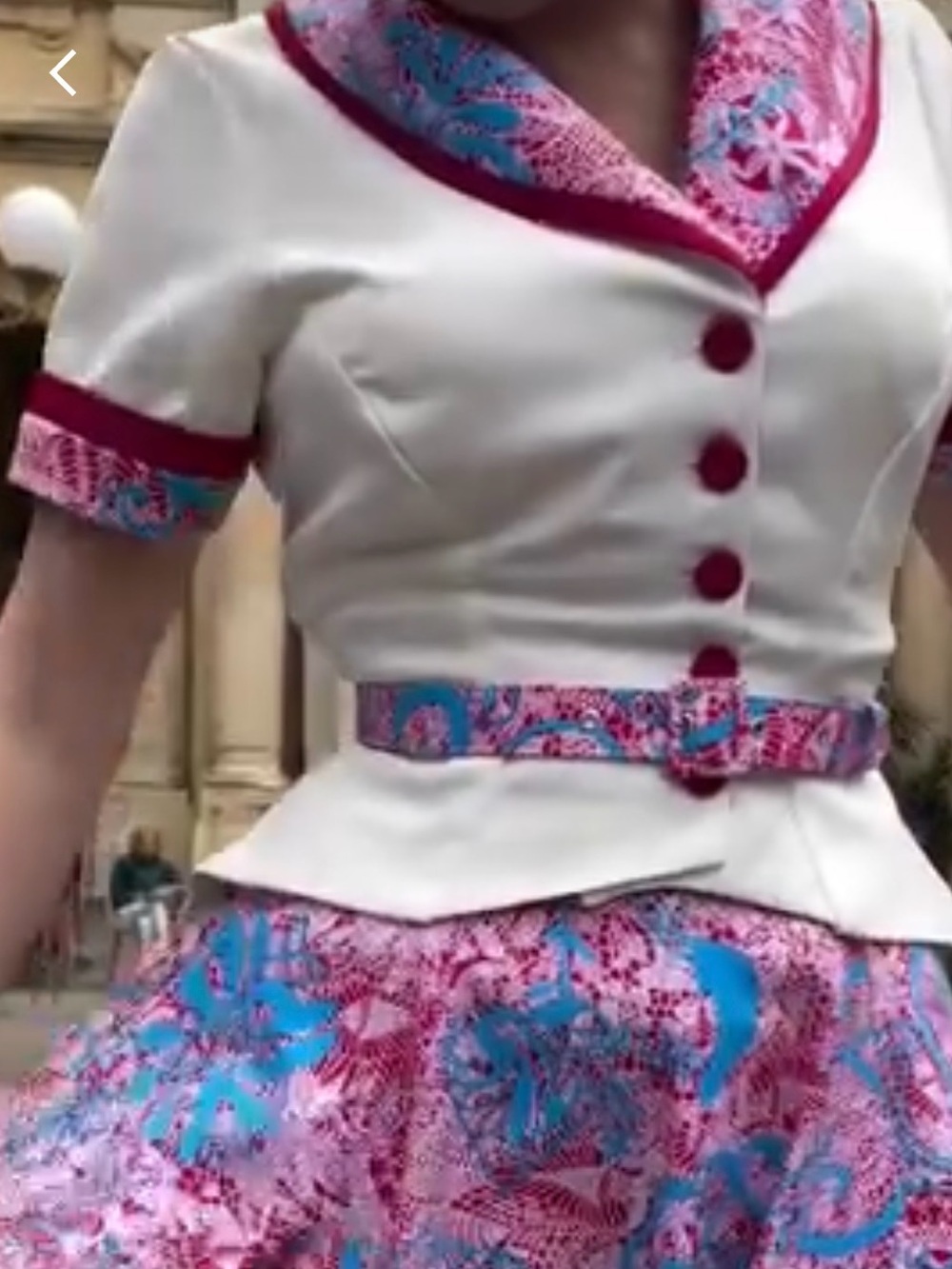 Miss Candyfloss - Two piece skirt and blazer jacket